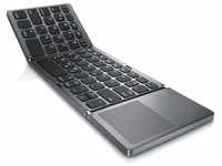 Aplic Wireless-Tastatur (faltbares Mini Bluetooth Keyboard mit Touchpad im...
