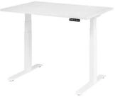 HAMMERBACHER Schreibtisch Schreibtisch el 120x80cm wei&szlig;/wei&szlig;