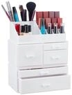 relaxdays Make-Up Organizer Acryl Make Up Organizer mit 21 F&auml;chern, wei&szlig;