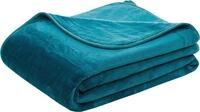 Wohndecke Uni Decke aus recyceltem Polyester, G&ouml;zze, Kuscheldecke