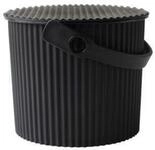 Hachiman M&uuml;lltonnenbox Hachiman Omnitool Eimer schwarz 4L