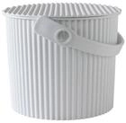 Hachiman Aufbewahrungsbox Hachiman Omnioutil Mini-Eimer Wei&szlig; 4 l