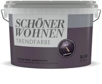 SCH&Ouml;NER WOHNEN FARBE Wandfarbe SW Trend Wandfarbe matt 2,5L Universe 4544