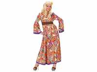 Widmann S.r.l. Kostüm Langes Hippie Kleid 'Flower' für Damen