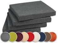 sunnypillow Stuhlkissen 4er Set Kissen 40 x 40 x 5 cm, Sitzkissen Sitzauflage f&uuml;r