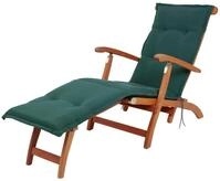 KETTtex Sesselauflage Deckchair Florence 2147 dunkelgr&uuml;n 190x50x6 cm KETTtex