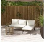 Outsunny Gartenlounge-Set Rattan Gartenm&ouml;bel-Set mit Liegestuhl, Couchtisch,