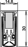 T&uuml;rbodendichtung ATHMER 1-880-1210 T&uuml;rdichtung Schall-Ex&reg; L-15/30 WS 1-880