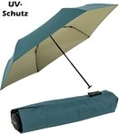 doppler&reg; Taschenregenschirm f&uuml;r Damen, winzig klein und sehr leicht, UV-Schutz,