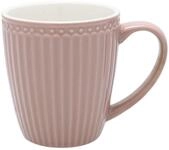 Greengate Becher Alice Becher mit Henkel hazelnut brown 0,4 l, Steingut
