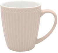 Greengate Tasse Tasse mit Henkel Alice Creamy Fudge