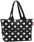 REISENTHEL&reg; Tragetasche SHOPPER E1, 18 Liter, Schwarz, Wei&szlig;, Polyester, (1-tlg),
