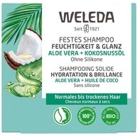 WELEDA Festes Haarshampoo Festes Shampoo - Feuchtigkeit & Glanz 50g