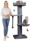 Happypet Kratzbaum FREDDY, Katzenbaum 'Freddy', Gesamth&ouml;he 150 cm, mit Spielseil und