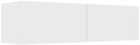 vidaXL TV-Schrank NA TV-Schrank Wei&szlig; 120x30x30 cm Spanplatte TV-Konsole f&uuml;r