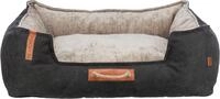 TRIXIE Hundebett BE NORDIC&nbsp;Bett&nbsp;F&ouml;hr - schwarz/sand - 60 &times; 50 cm
