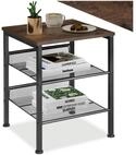 tectake Beistelltisch Couchtisch Lincoln 40,5x40x50,5cm (1-St., 1 tlg),...