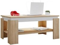 VCM Couchtisch Rolas 41x90x53cm, Holz Beistelltisch