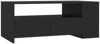 vidaXL Ablagetisch, Couchtisch Schwarz 102x55x42 cm Holzwerkstoff