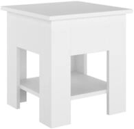 vidaXL Ablagetisch, Couchtisch Wei&szlig; 40x40x42 cm Holzwerkstoff