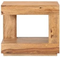 vidaXL Ablagetisch, Couchtisch 45x45x40 cm Massivholz Akazie