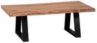 Wohnling Couchtisch WL1.828 GAYA Massivholz Akazie 115 x 60 cm Baumstamm