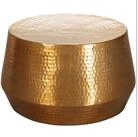 Wohnling Couchtisch WL5.495 &Oslash; 60 cm Beistelltisch Gold Sofatisch...