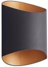 Arcchio Wandleuchte Vilja, Metall, Schwarz IP20, 1 x 8 W LED