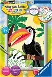 Ravensburger Malen nach Zahlen CreArt, Tukan im Dschungel, Made in Europe