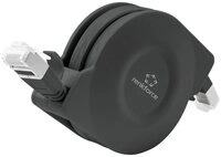 Renkforce Patchkabel mit Aufrollmechanismus Cat 6A U/FTP Flachkabel RF-4476386