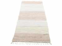 Läufer Stripe Cotton, THEKO, rechteckig, Höhe: 5 mm, Handweb Flachgewebe,...