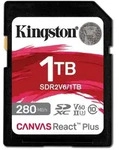 Kingston 1TB Canvas React Plus SDXC UHS-II 280R/150W U3 V60 Speicherkarte