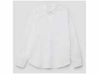 s.Oliver Langarmhemd Popeline-Hemd aus Baumwollstretch