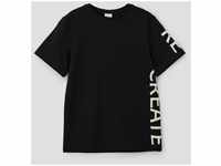 S.Oliver T-Shirt mit Schrift-Print (2140094) schwarz