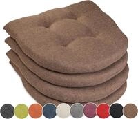 sunnypillow Stuhlkissen 4er Set Auflage 40x40 f&uuml;r St&uuml;hle, B&auml;nke in Haus und Garten