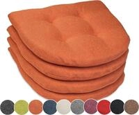 sunnypillow Stuhlkissen 4er Set Auflage 40x40 f&uuml;r St&uuml;hle, B&auml;nke in Haus und Garten