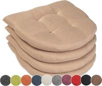 sunnypillow Stuhlkissen 4er Set Auflage 40x40 f&uuml;r St&uuml;hle, B&auml;nke in Haus und...