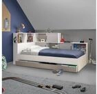 Gami Stauraumbett "Erwan", viel Stauraum, Made in France, verschiedene Farben...