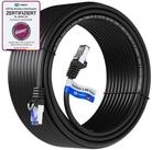 HB-DIGITAL Patchkabel CAT6a Outdoor S/FTP PVC + PE Netzwerkkabel, RJ45, (5000 cm),