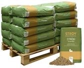 STROY Strohpellet-Einstreu Strohgranulat (Palette, 20-tlg)