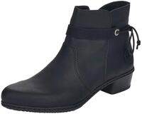 Rieker Stiefelette, Blockabsatz, Ankleboots mit Zierb&auml;ndern