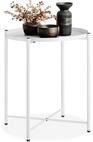 tectake Beistelltisch Ablagetisch, 45,5 x 45,5 x 53 cm, rund mit abnehmbarer...