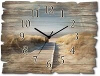 Artland Wanduhr Nordseestrand auf Langeoog - Steg (wahlweise mit Quarz- oder