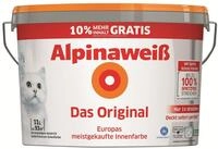 Alpina Wandfarbe Alpinawei&szlig; Das Original 10 Liter + 1 Liter gratis