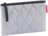 REISENTHEL&reg; Kulturbeutel CASE RHOMBUS LIGHT GREY, Hellgrau, Schwarz, (1-tlg)