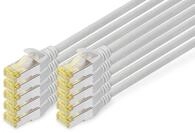 Digitus CAT 6A S/FTP Patchkabel, 10 St&uuml;ck Netzwerkkabel