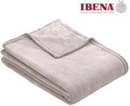 Wohndecke Uni Fleecedecke Olbia, IBENA, einfarbig schick, Kuscheldecke
