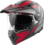 Bogotto Motorradhelm FG-102 Safari Fiberglas Enduro Klapphelm Helm, vorbereitet f&uuml;r