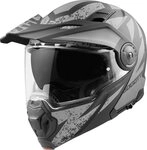 Bogotto Motorradhelm FG-102 Safari Fiberglas Enduro Klapphelm Helm, vorbereitet...