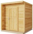 Alpholz Ger&auml;tehaus Holz Bratek, BxT: 204x202 cm, in Naturbelassen mit 19mm